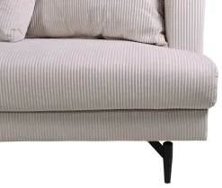 3-sits soffa i beige manchester - Hedlunda + Fläckborttagare för möbler