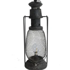 Sjö ljuslykta elektrisk - Höjd 37 cm