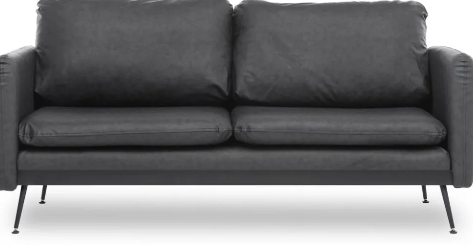 Sjötorp 2-sits soffa i svart PU