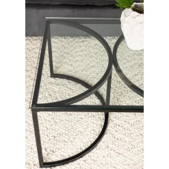 Skanör soffbord 140 x 70 cm - Svart