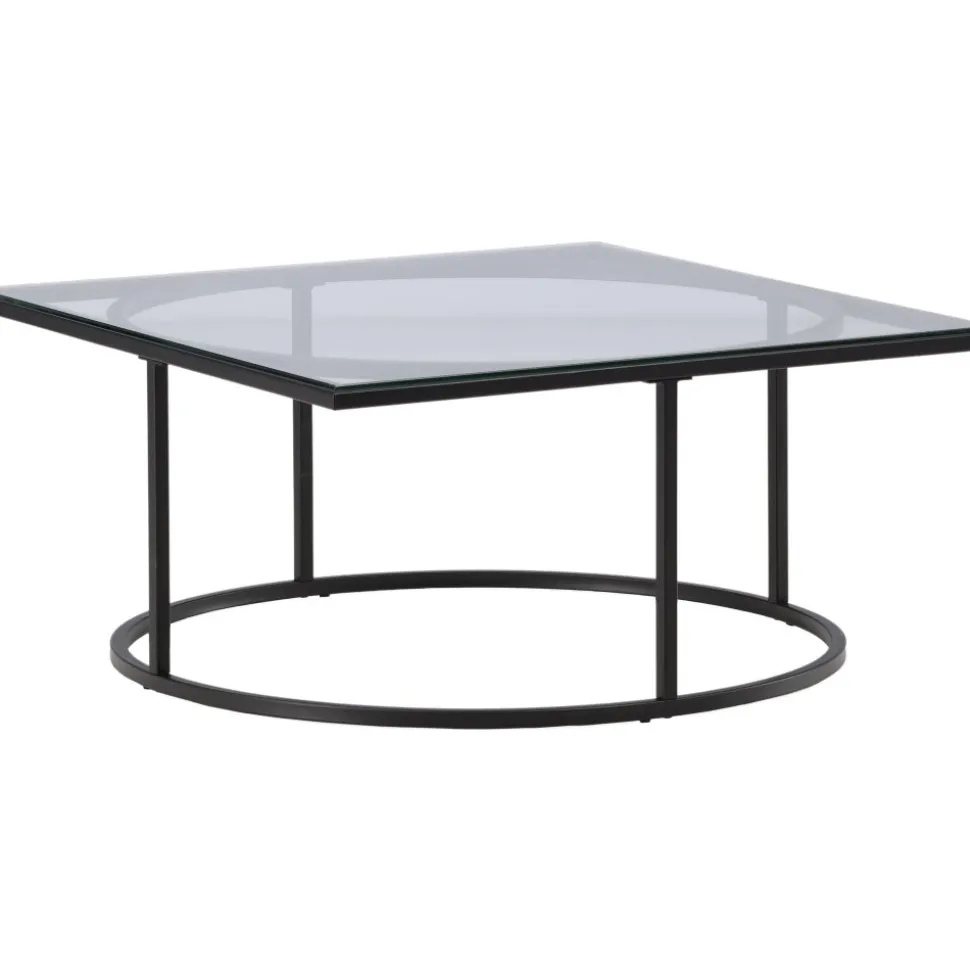 Skanör soffbord 90 x 90 cm - Svart