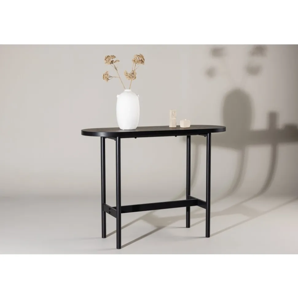 Skate sidobord 110 x 40 cm - Svart