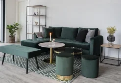 Skiby Sittbänk - Mörkgrön/svart