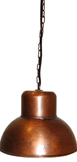 Skive taklampa - Vintage kopparfärgad