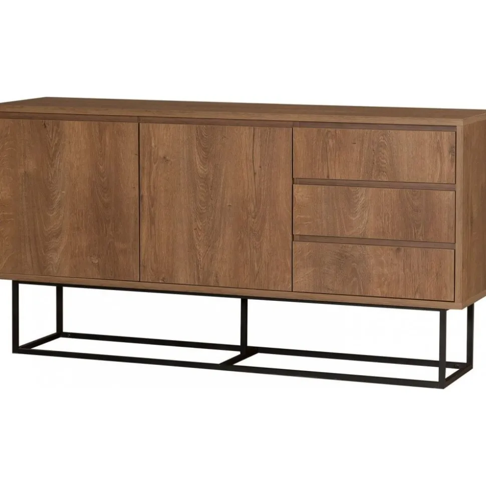 Skänk Ruba i valnöt - 140 cm