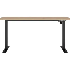 Skrivbord elektriskt 160 cm bred - Ek