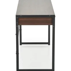 Skrivbord med lådor valnöt 123 cm bred + Textilrengöring för möbler