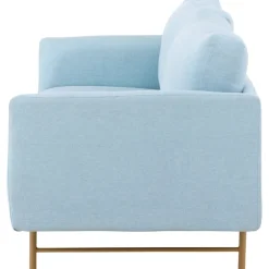 Sky 3-sits soffa - Babyblå/Whitewash