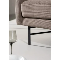 Sky 3-sits soffa - Svart/brun