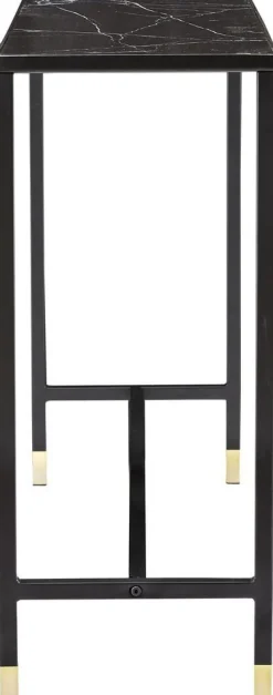 Slope avlastningsbord 100 x 30 cm - Svart/mässing