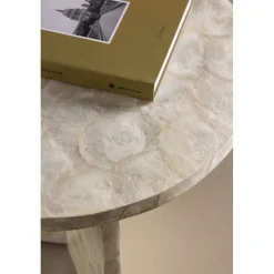 Smögen soffbord Ø40 cm - Ljusgrå