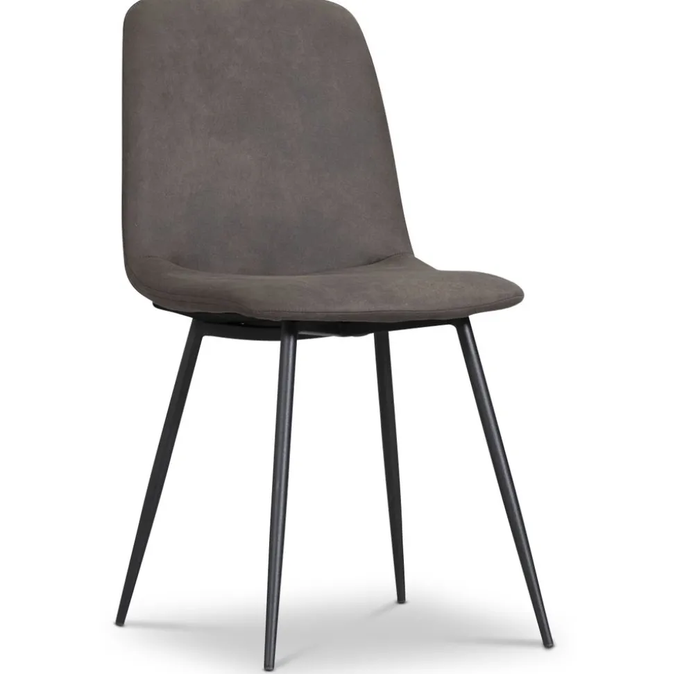 Smokey matgrupp, runt matbord med 4 st matstolar - Vintage