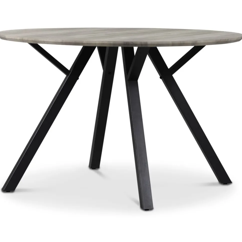 Smokey matgrupp, runt matbord med 4 st Carisma sammetsstolar - Korall + 3.00 x Möbeltassar