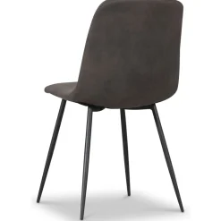 Smokey matstol - Gråbrun vintage