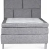 Säng 140x200 cm - Grå - Hilton Deluxe