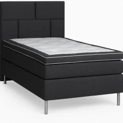 Säng 140x200 cm - Mörkgrå - Hilton Deluxe