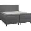 Säng 160x200 cm med förvaring grå