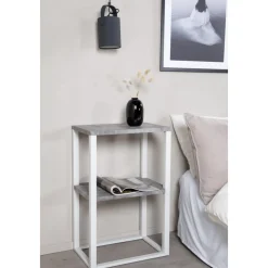 Sängbord - Vit