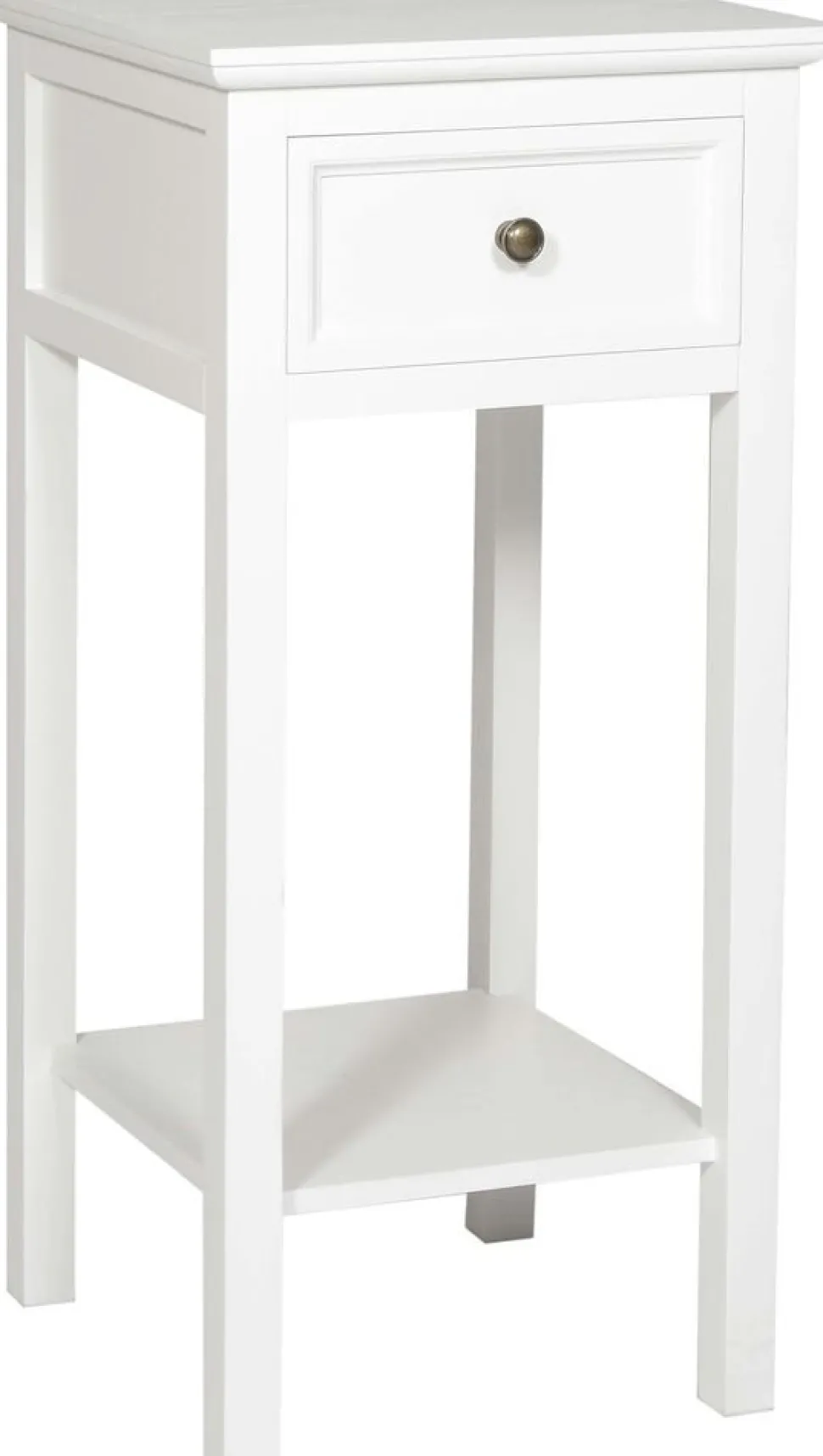 Sängbord antikvitt höjd 75 cm - Bristol