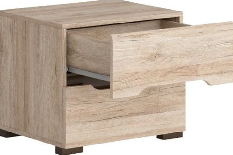 Sängbord i ekfanèr