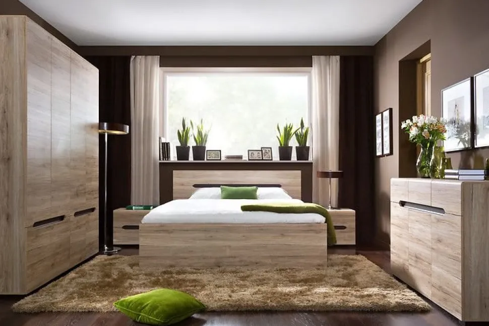 Sängbord i ekfanèr