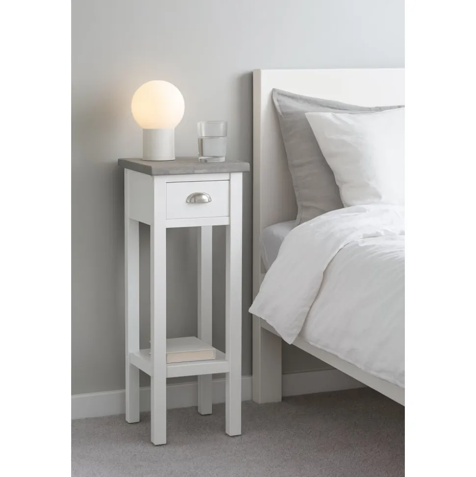 Sängbord med cementskiva - Hugo