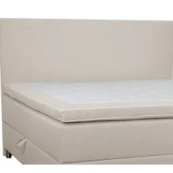 Sänggavel 180 cm bred beige