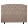 Sänggavel med knappar 160 x 125 cm beige - Capetown