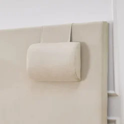 Sänggavel med nackkuddar 180 x 125 cm - Beige