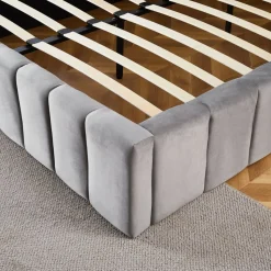 Sängram med led-belysning 160x200 cm