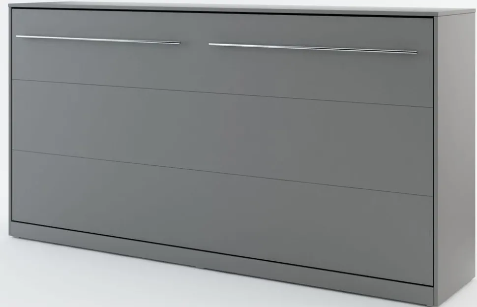 Sängskåp 90x200 cm fällbar säng - Grå