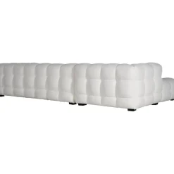 Soffa 322 cm bred beige teddy - Elisa + Textilrengöring för möbler