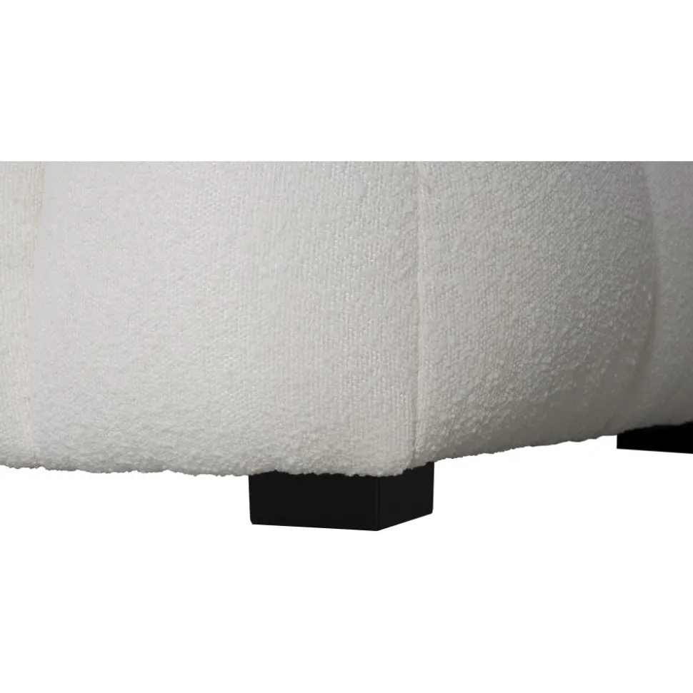 Soffa 322 cm bred beige teddy - Elisa