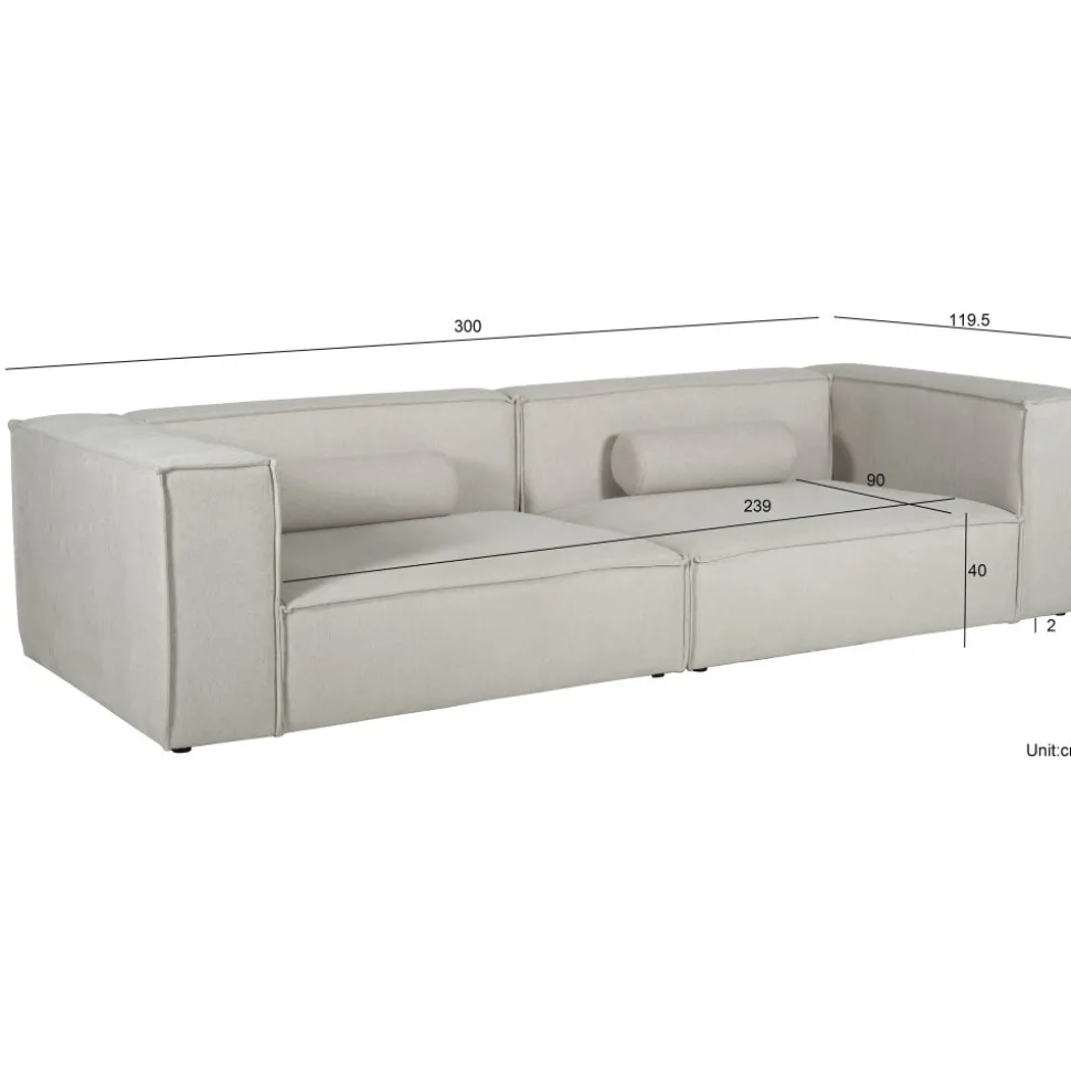 Soffa 300 cm bred Madison XL