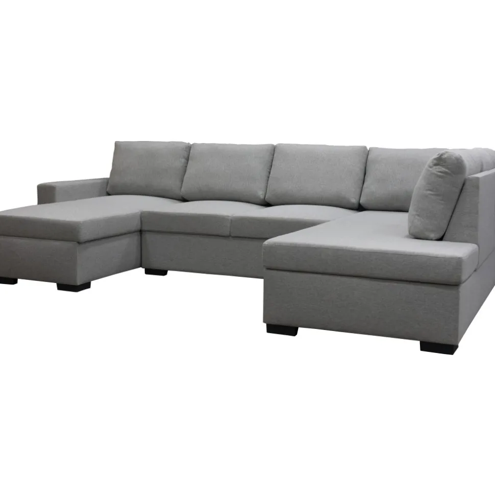 Soffa 309 cm ljusgrå - Solna