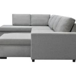 Soffa 309 cm ljusgrå - Solna + Textilrengöring för möbler