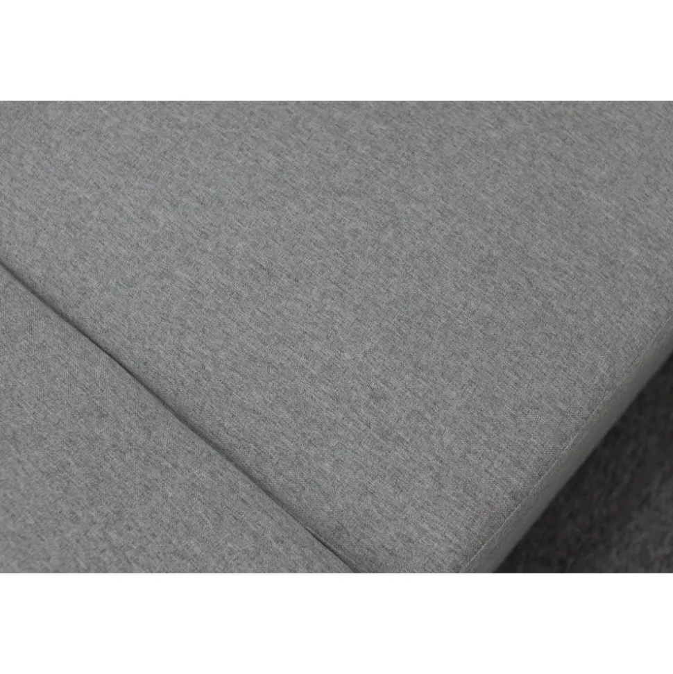 Soffa 309 cm ljusgrå - Solna + Textilrengöring för möbler