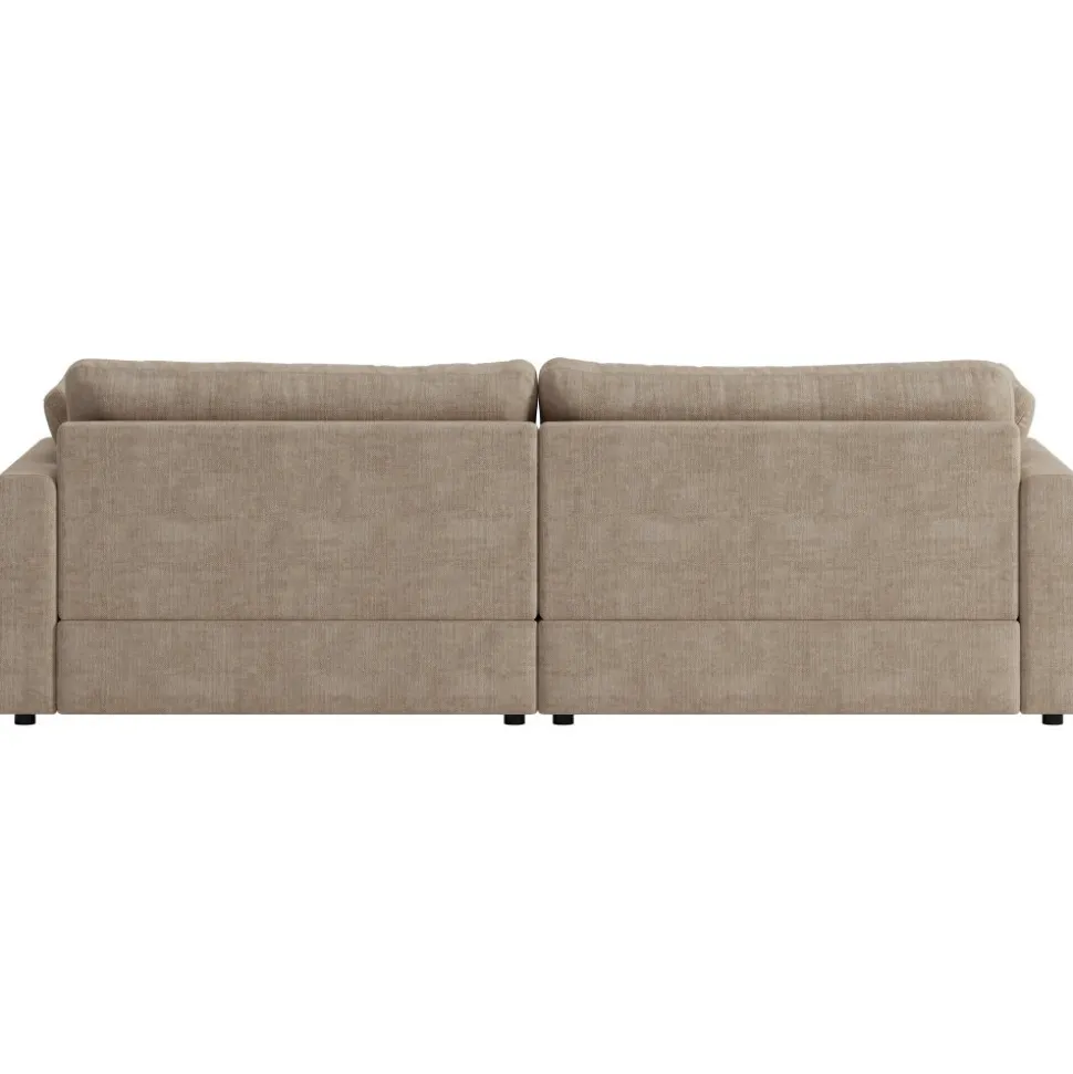 Soffa 266 cm 4-sits mörkbeige - Moby + Möbeltassar
