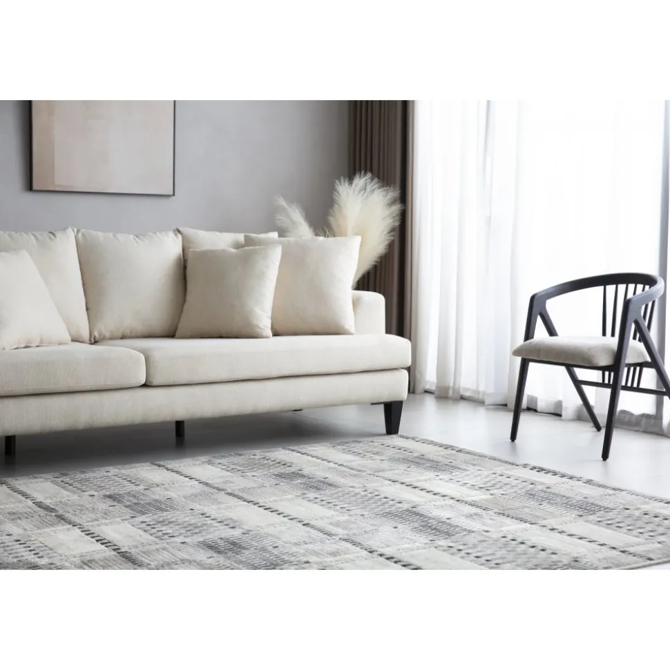 Soffa beige 4-sits med lösa kuddar - Remy