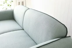 Soffa Catta med fotpall - 200 cm + Fläckborttagare för möbler