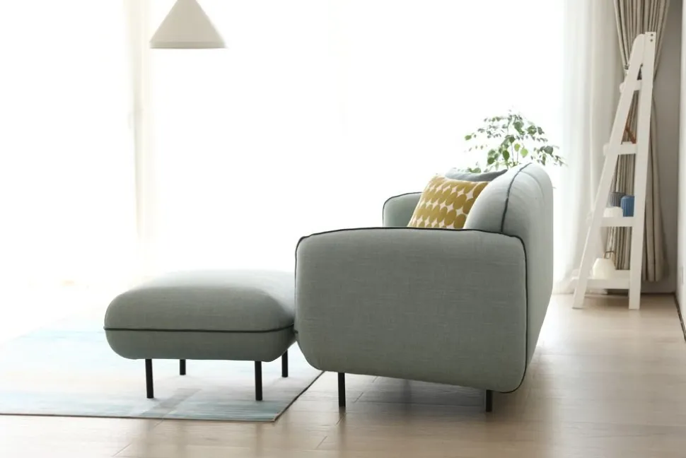 Soffa Catta med fotpall - 200 cm