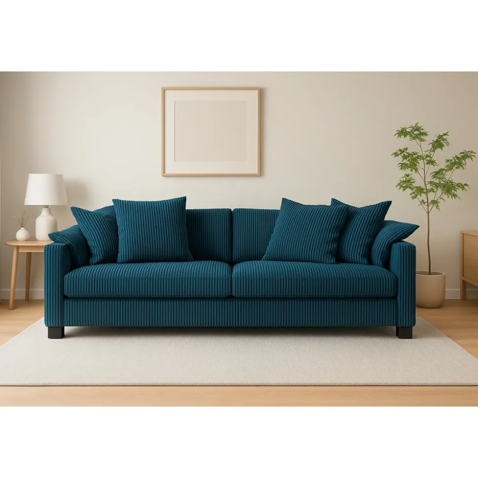 Soffa Entrance Lounge XL 286 cm - Mörk turkos