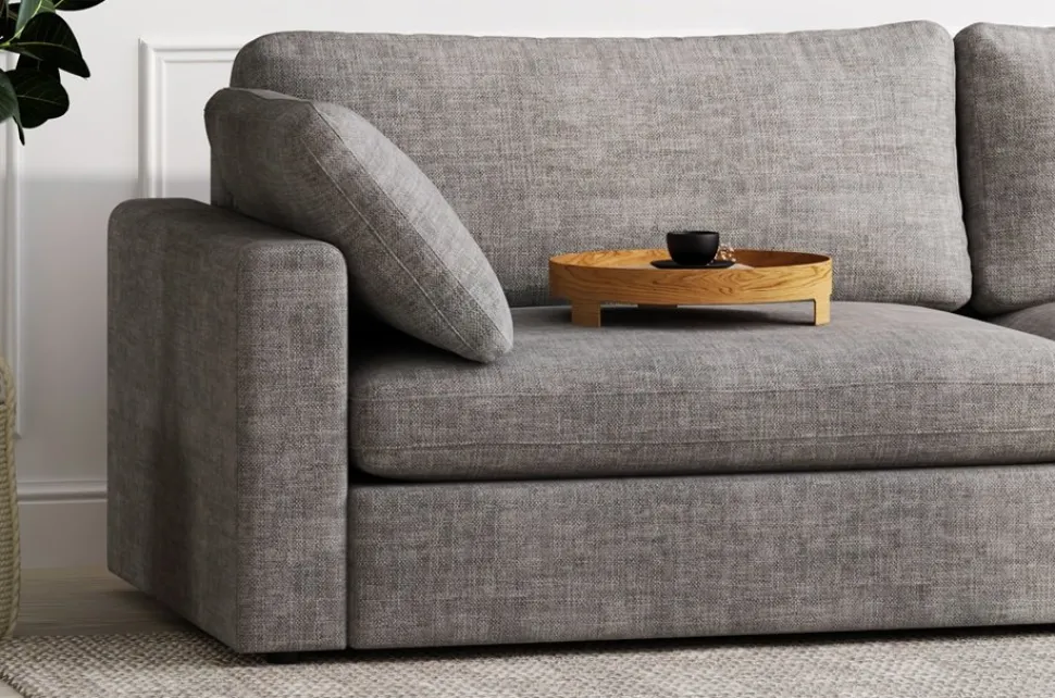 Soffa Falkenberg 4-sits 266 cm bred - Grå