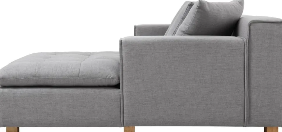 Soffa grå divan 251 cm - Sake