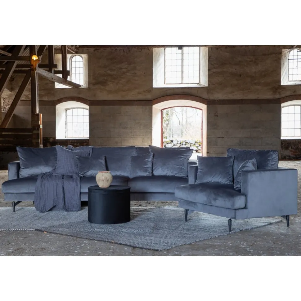 Soffa Heart - Mörkgrå