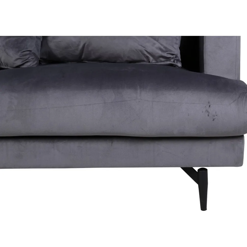 Soffa Heart - Mörkgrå