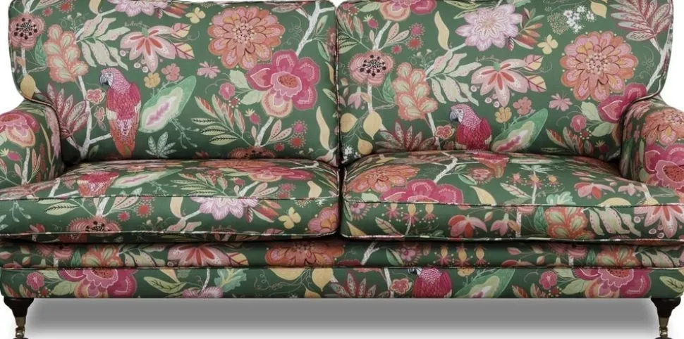 Soffa Howard 3-sits blommig - 208 cm