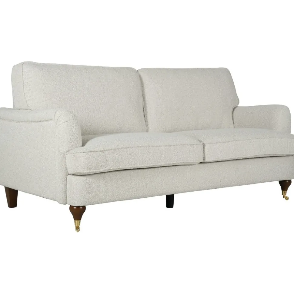 Soffa Howard 2-sits i bouclé 187 cm + Textilrengöring för möbler