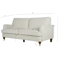 Soffa Howard 2-sits i bouclé 187 cm