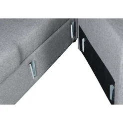 Soffa med förvaring grå 214 cm bred + Fläckborttagare för möbler